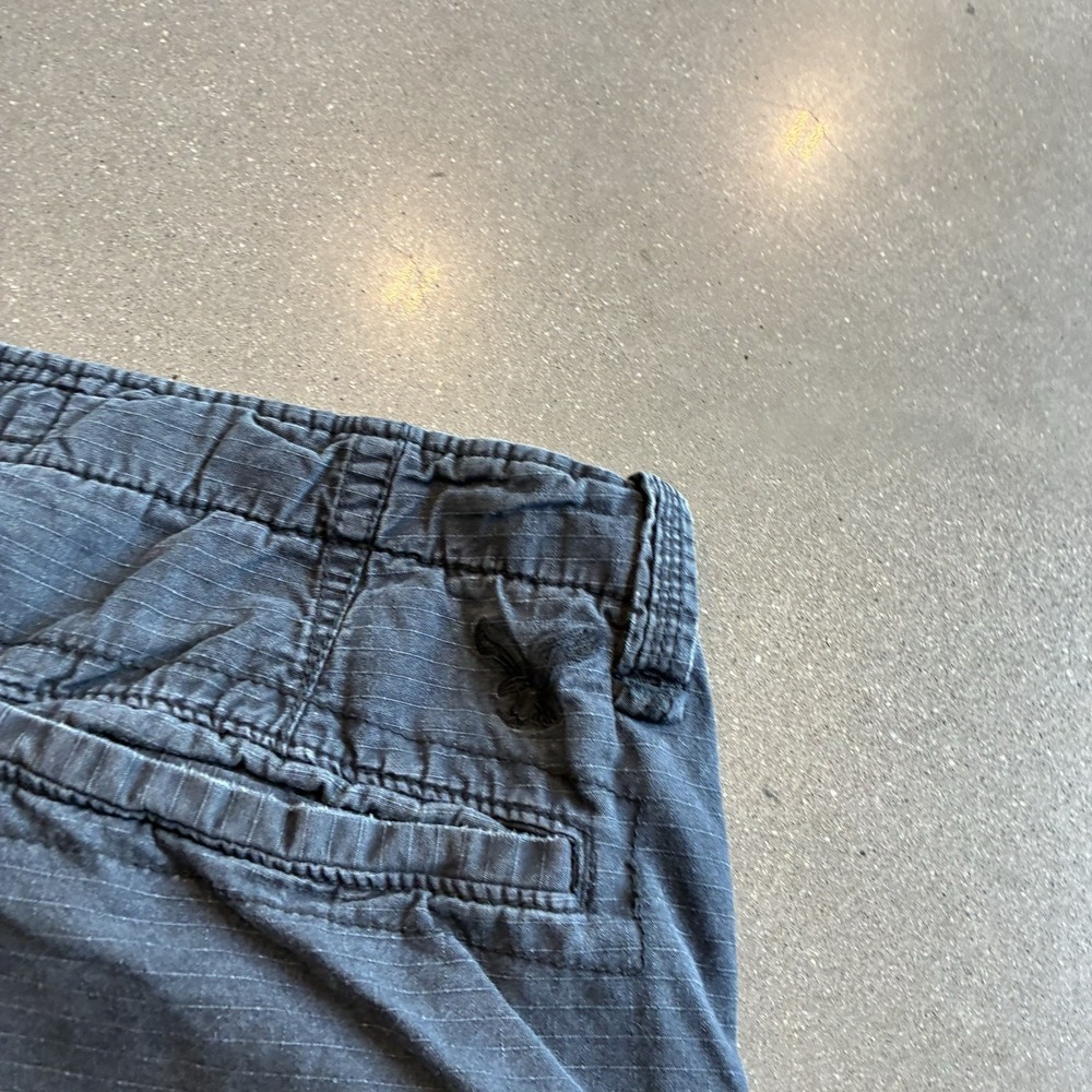 American Eagle Outfitters Cargo Shorts Mens 34 Black Longboard 10" Inseam - Picture 5 of 5
